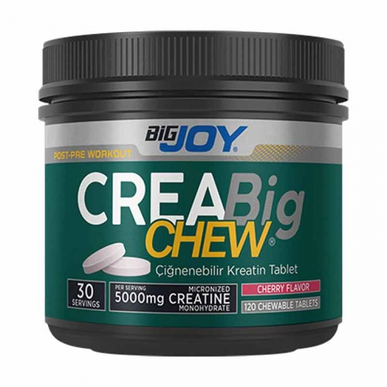 Bigjoy Creabig Chew 120 Tablet Kreatin Çiğneme Tableti