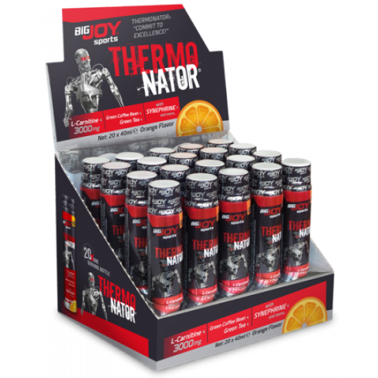 BigJoy Thermonator L- Karnitin  40 ML x 20 li Portakal Aromalı