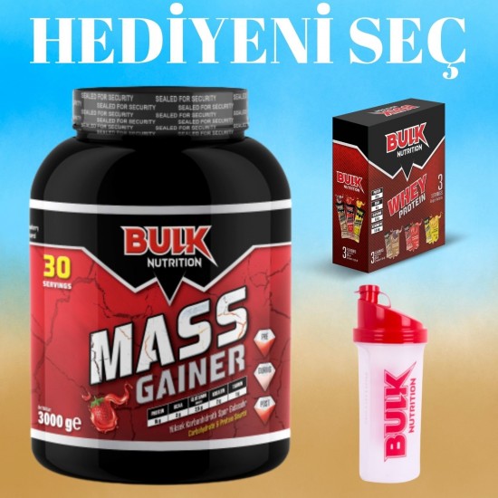 Mass Gainer Karbonhidrat Tozu 30 Servis 3000 gr