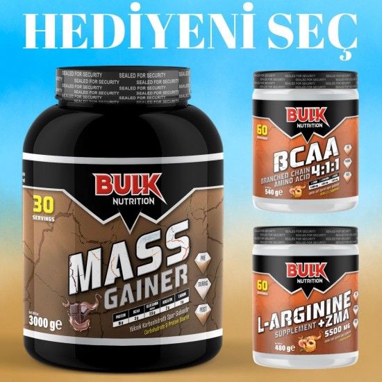 Mass Gainer - BCAA - Arjinin 60 Servis