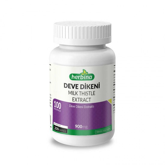 Herbina Deve Dikeni Milk Thistle 200 Kapsül x 900 mg