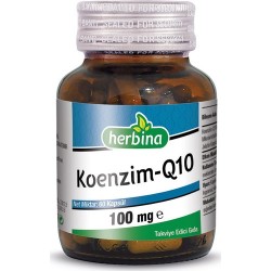 Herbina Koenzim Q10 – Coenzyme Q10 60 Kapsül x 100 mg  