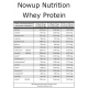 Nowup Nutrition Whey Protein Tozu 1050 gr