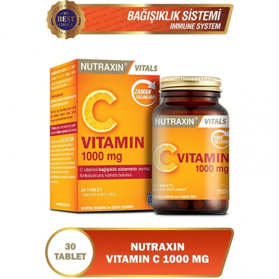Nutraxin Vitamin C 1000 mg 30 Tablet