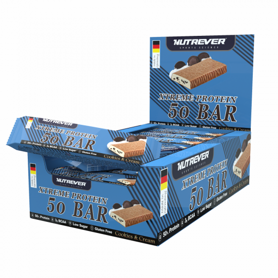 Nutrever Xtreme Protein Bar 50 gr x 24 Adet