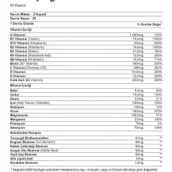 Vita-Mineral Multiple Sport 60 Kapsül