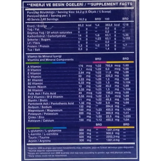 İsoTech İsotonic Sports Drink İzotonik Sporcu İçeceği 20 Saşe