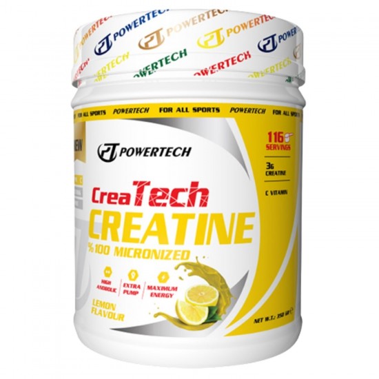 CreaTech Kreatin Monohidrat 350 gr Limon Aromalı