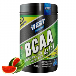 West Nutrition BCAA 4:1:1 200 gr 20 Servis Karpuz Aromalı