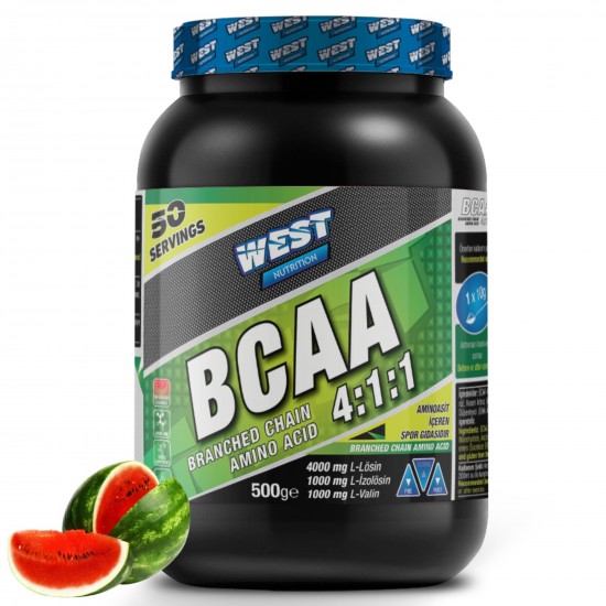 West Nutrition BCAA 500 gr 50 Servis