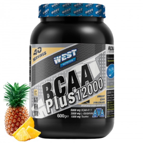 West Nutrition BCAA Plus 12000 ( Glutamin + Taurin ) 40 Servis