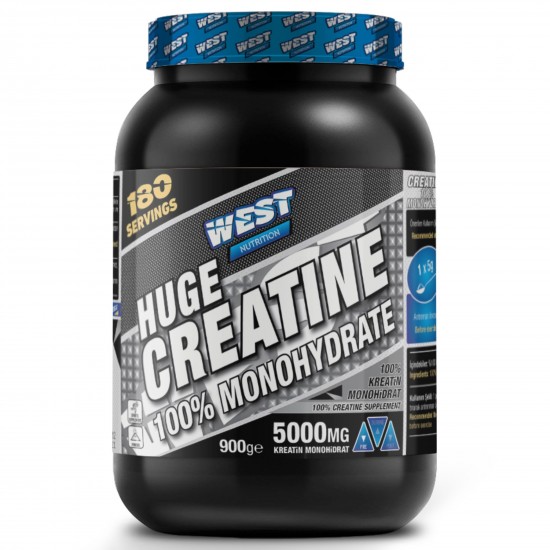West Nutrition Huge Kreatin Monohidrat 900 gr 180 Servis Aromasız