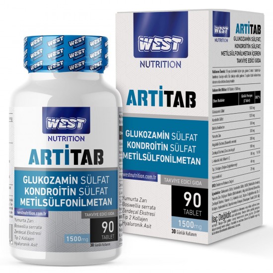 Artitab Glucosamine Chondroiitin Msm ( Collagen, Hyarulonik Asit ) 1500 Mg 90 Tablet