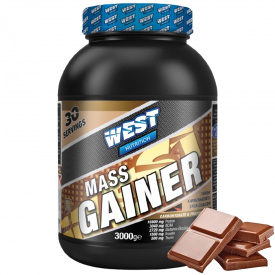 West Nutrition Mass Gainer 3000 gr 30 Servis